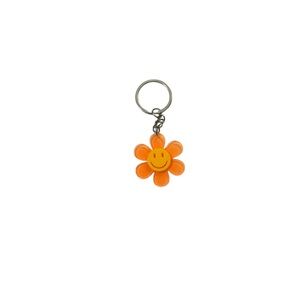 Orange Flower Keychain